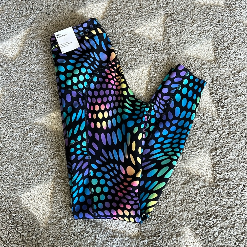 Nike Colorful Print Epic Lux Tights - XS